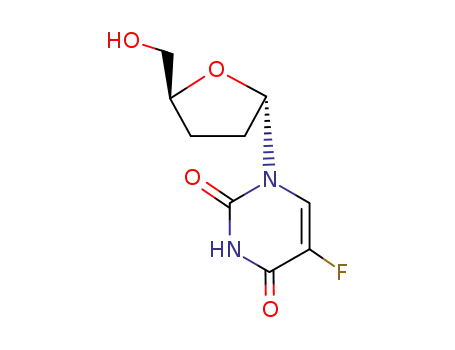 Molecular Structure of 15379-30-3 (2',3'-dideoxy-5-fluorouridine)