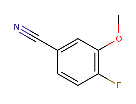 Molecular Structure of 243128-37-2 (4-Fluoro-3-methoxybenzonitrile)