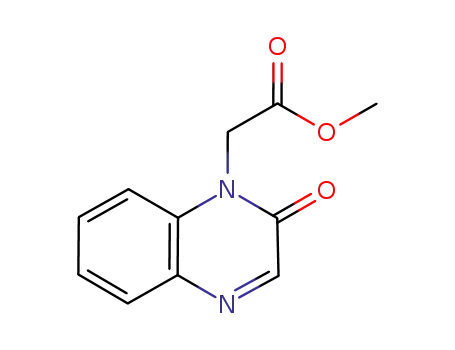 Molecular Structure of 353261-89-9 (2-(2-oxoquinoxaline-1(2H)-yl)acetic acid methyl ester)