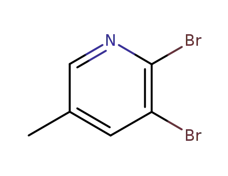 Molecular Structure of 29232-39-1 (2,3-DIBROMO-5-METHYLPYRIDINE)
