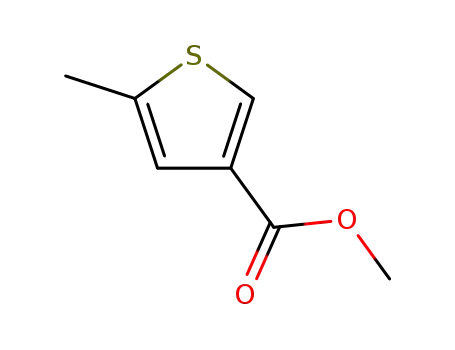 Molecular Structure of 88770-18-7 (3-Thiophenecarboxylic acid, 5-methyl-, methyl ester)