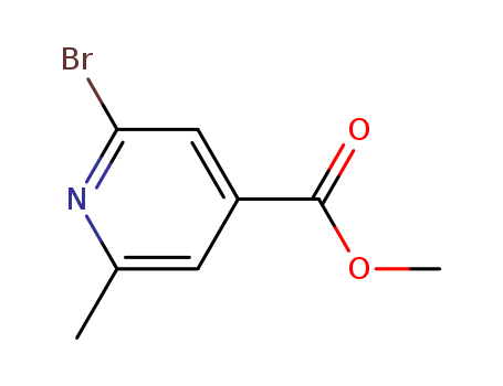 884494-71-7,METHYL 2-BROMO-6-METHYLISONICOTINATE,4-Pyridinecarboxylic acid, 2-bromo-6-methyl-, methyl ester