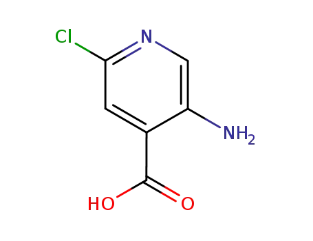 Molecular Structure of 58483-95-7 (5-AMINO-2-CHLOROPYRIDINE-4-CARBOXYLIC ACID)