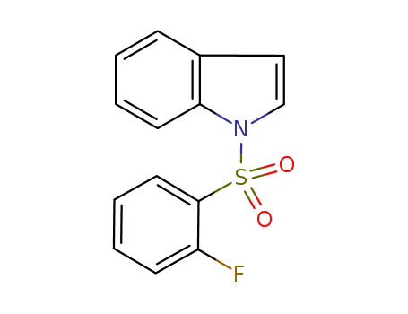 1H-Indole, 1-[(2-fluorophenyl)sulfonyl]-