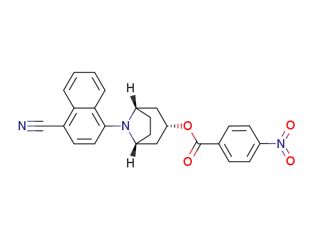 1-Naphthalenecarbonitrile,
4-[(3-exo)-3-[(4-nitrobenzoyl)oxy]-8-azabicyclo[3.2.1]oct-8-yl]-