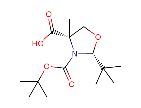 (2R,4S)-3-(tert-butoxycarbonyl)-2-tert-butyl-4-methyloxazolidine-4-carboxylic acid