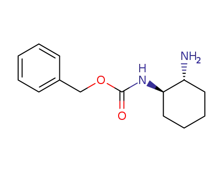 Molecular Structure of 445479-92-5 (1-(N-BENZYLOXYCARBONYL)-CIS-CYCLOHEXANE-1,2-DIAMINE)