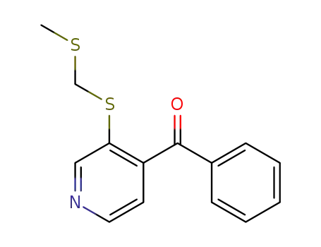 (3-{[(methylsulfanyl)methyl]sulfanyl}pyridin-4-yl)(phenyl)methanone