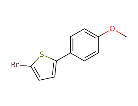 Molecular Structure of 54095-24-8 (2-Bromo-5-(4-methoxyphenyl)thiophene)