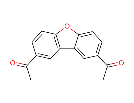 Molecular Structure of 55525-12-7 (Ethanone, 1,1'-(2,8-dibenzofurandiyl)bis-)