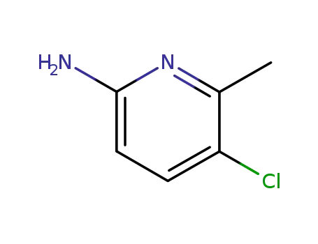 Molecular Structure of 36936-23-9 (2-AMINO-5-CHLORO-6-PICOLINE)