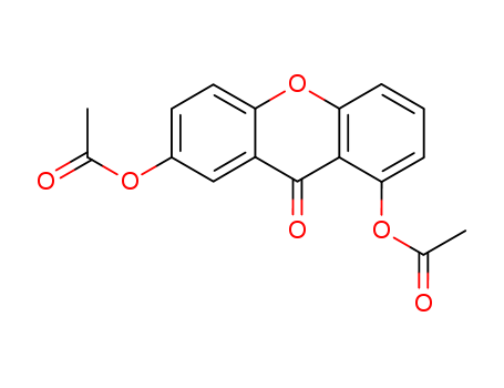 9H-Xanthen-9-one, 1,7-bis(acetyloxy)-