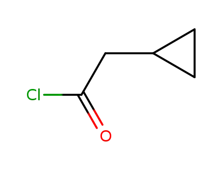 Molecular Structure of 54322-65-5 (Cyclopropylacetyl chloride)