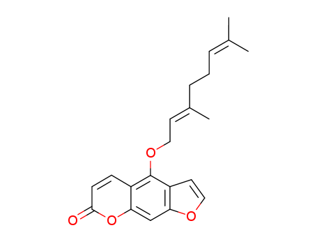 7H-Furo[3,2-g][1]benzopyran-7-one,4-[[(2E)-3,7-dimethyl-2,6-octadien-1-yl]oxy]-