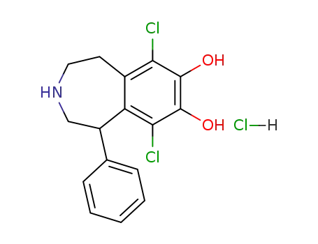 6,9-Dichloro-7,8-dihydroxy-1-phenyl-2,3,4,5-tetrahydro-1H-3-benzazepine hydrochloride