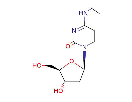 Molecular Structure of 70465-61-1 (N4-ETHYL-2'-DEOXYCYTIDINE)