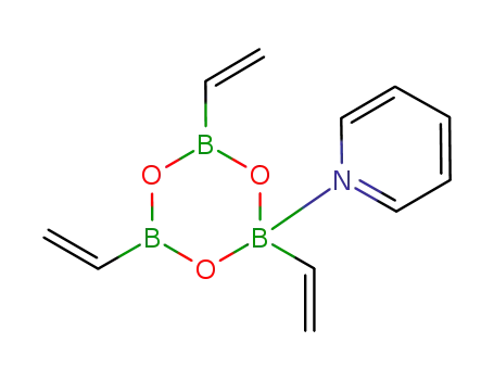 Molecular Structure of 95010-17-6 (2,4,6-TRIVINYLCYCLOTRIBOROXANE PYRIDINE COMPLEX)