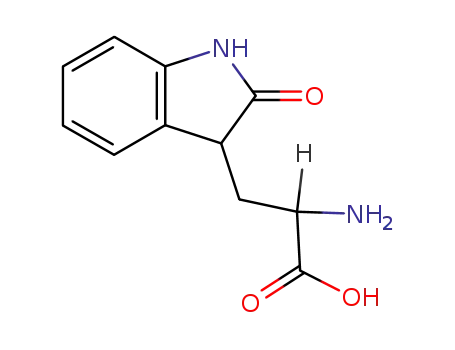 Molecular Structure of 32999-55-6 (oxindolylalanine)
