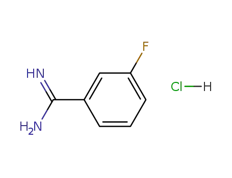 Molecular Structure of 75207-72-6 (3-Fluorobenzamidine hydrochloride)
