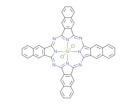 Molecular Structure of 92396-91-3 (SILICON 2,3-NAPHTHALOCYANINE DICHLORIDE)