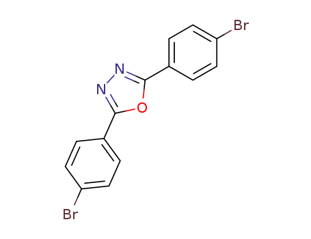 Molecular Structure of 19542-05-3 (2,5-Bis(4-bromophenyl)-1,3,4-oxadiazole)