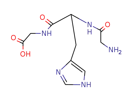2-(2-(2-aminoacetamido)-3-(1H-imidazol-4-yl) propanamido)acetic acid
