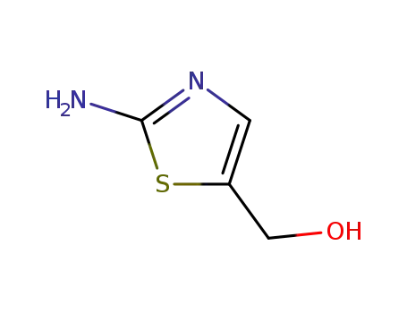 Molecular Structure of 131184-73-1 (2-Amino-5-thiazolemethanol)
