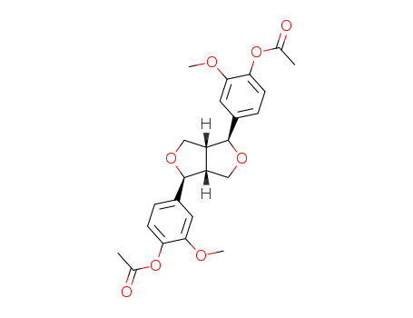(+)-Pinoresinoldiacetate