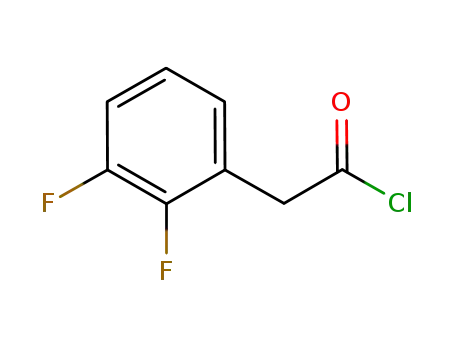Molecular Structure of 808144-32-3 ((2,3-difluorophenyl)acetyl chloride)
