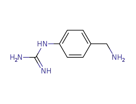 Molecular Structure of 174959-56-9 (4-Guanidinobenzylamine)