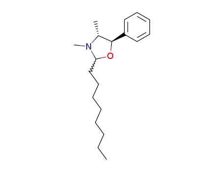 (+/-)-3,4<i>r</i>-dimethyl-2ξ-octyl-5<i>t</i>-phenyl-oxazolidine