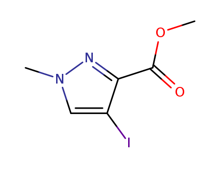 4-iodo-1-methyl-1H-Pyrazole-3-carboxylic acid methyl ester