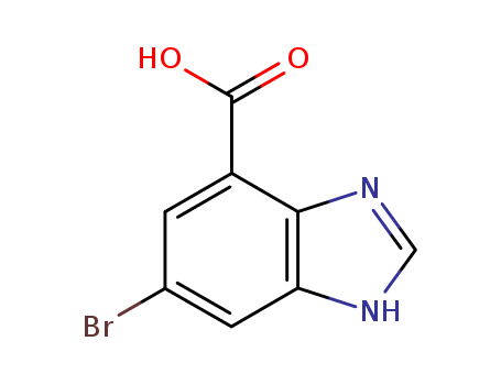 6-bromo-1H-benzimidazole-4-carboxylic acid;6-bromo-1H-benzoimidazole-4-carboxylic Acid