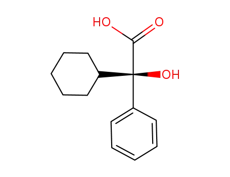 Molecular Structure of 20585-39-1 ((R)-CYCLOHEXYLHYDROXYPHENYLACETIC ACID)
