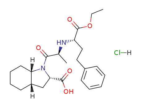 [1-[(2R,3aS,7aS)-2-carboxy-2,3,3a,4,5,6,7,7a-octahydroindol-1-yl]-1-oxopropan-2-yl]-(1-ethoxy-1-oxo-4-phenylbutan-2-yl)azanium chloride