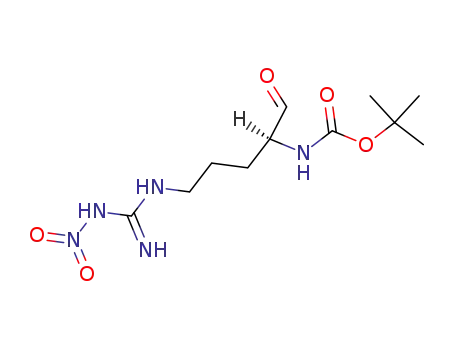 Carbamic acid, [1-formyl-4-[[imino(nitroamino)methyl]amino]butyl]-,
1,1-dimethylethyl ester, (S)-