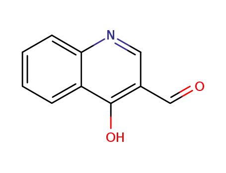 Molecular Structure of 7509-12-8 (4-Hydroxy-Quinoline-3-Carbaldehyde)