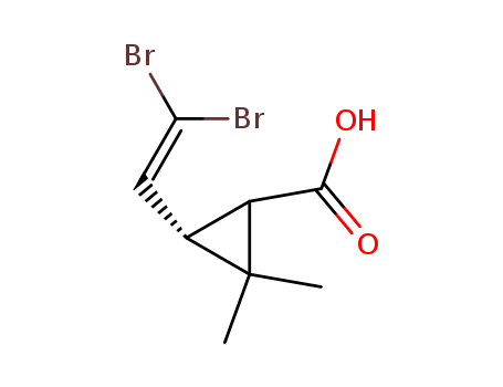 (1R-cis)-3-(2,2-dibromoethenyl)-2,2-dimethylcyclopropane carboxylic acid