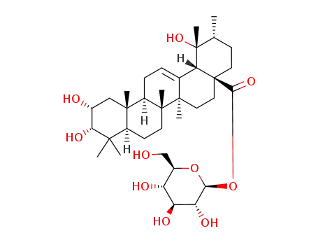 Molecular Structure of 95298-47-8 (Kaji-ichigoside F1)
