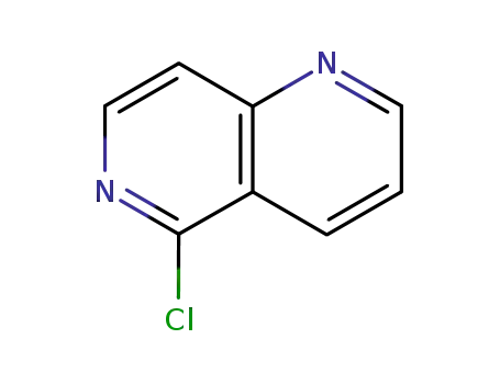 Molecular Structure of 23616-32-2 (5-CHLORO-1,6-NAPHTHYRIDINE)