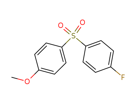 1-fluoro-4-(4-methoxyphenyl)sulfonyl-benzene cas  339-25-3
