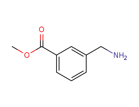 Molecular Structure of 93071-65-9 (Methyl3-(aminomethyl)benzoate)