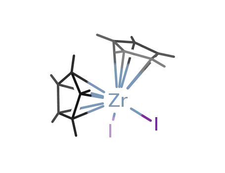 Molecular Structure of 68209-12-1 (Cp'2ZrI<sub>2</sub>)