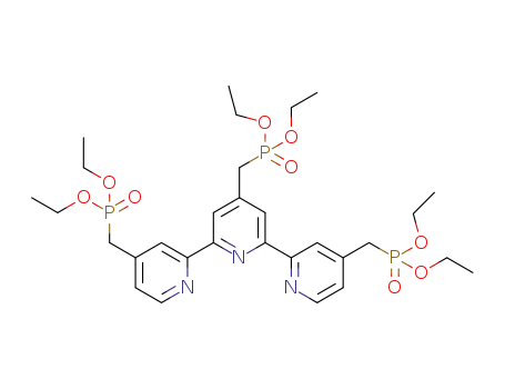 Molecular Structure of 1309964-63-3 (4,4',4''-tridiethylmethylphosphonate-2,2':6',2''-terpyridine)