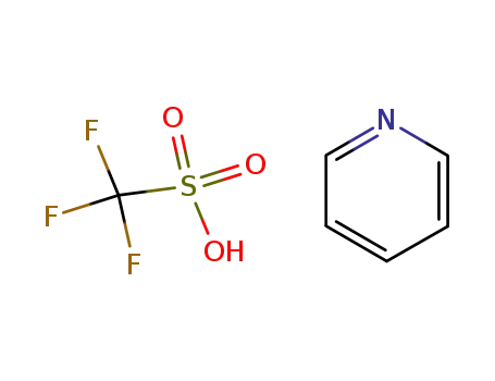 Molecular Structure of 52193-54-1 (Pyridinium trifluoromethanesulfonate)