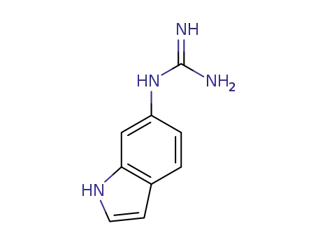 Molecular Structure of 1632117-17-9 (6-guanidino indole)