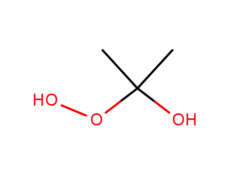 Molecular Structure of 19393-66-9 (2-Propanol, 2-hydroperoxy-)