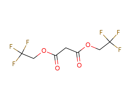Molecular Structure of 104883-33-2 (Propanedioic acid, bis(2,2,2-trifluoroethyl) ester)