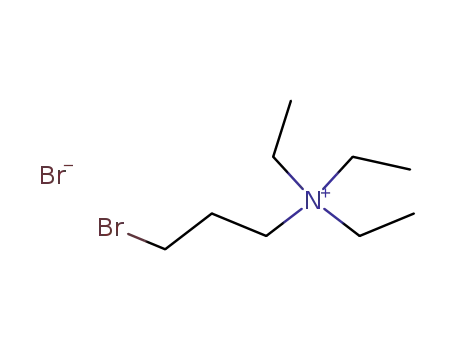 Molecular Structure of 3720-84-1 ((3-Bromopropyl)triethylammonium bromide)