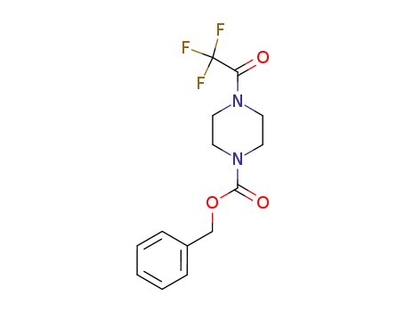 4-trifluoroacetyl-piperazine-1-carboxylic acid benzyl ester